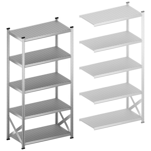 Stellingkast Legbordstelling Startset 1200 mm H2500 x D600 S1 geschikt voor magazijn