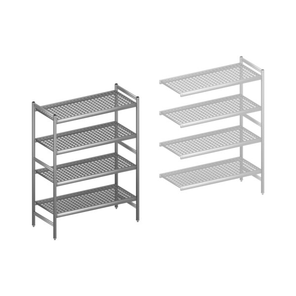 Fermostock legbordstelling HACCP startset 1200 mm H1685 x D560 geschikt voor voedselopslag