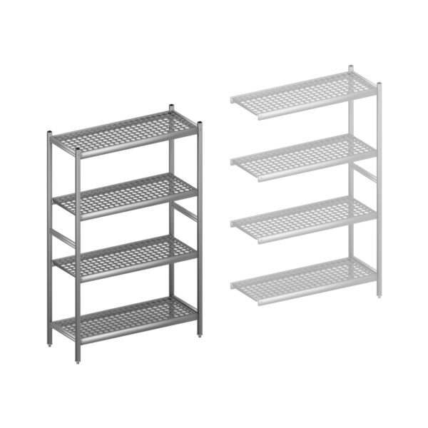 Fermostock legbordstelling HACCP startset 1080 mm H1800 x D460 geschikt voor vriescel