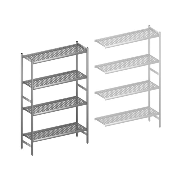 Fermostock legbordstelling HACCP startset 1320 mm H2135 x D460 geschikt voor laboratorium
