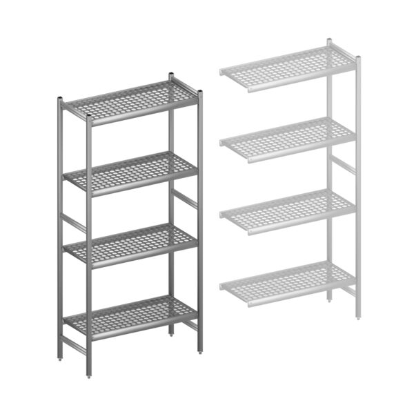 Fermostock legbordstelling HACCP startset 960 mm H2135 x D460 geschikt voor laboratorium