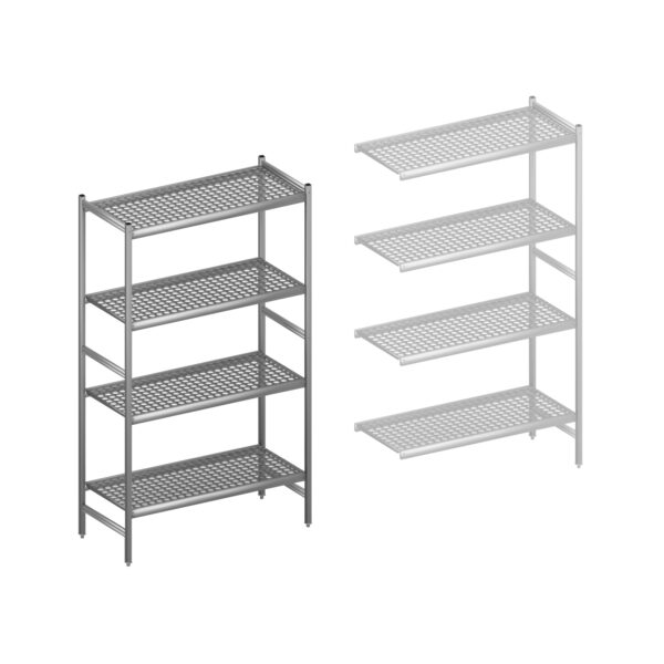 Fermostock legbordstelling HACCP startset 1200 mm H2135 x D560 geschikt voor horeca