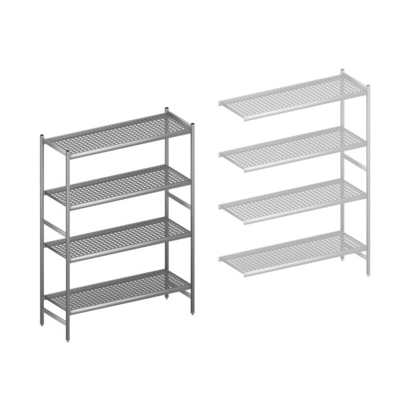 Fermostock legbordstelling HACCP startset 1500 mm H2135 x D560 geschikt voor horeca