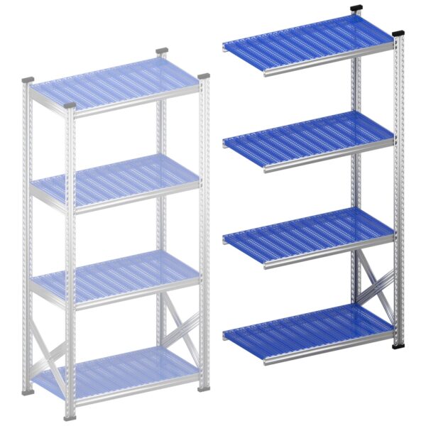 Stellingkast legbordstelling Aanbouwset 900 mm H1972 x D500 winkelstelling met verstelbare legborden
