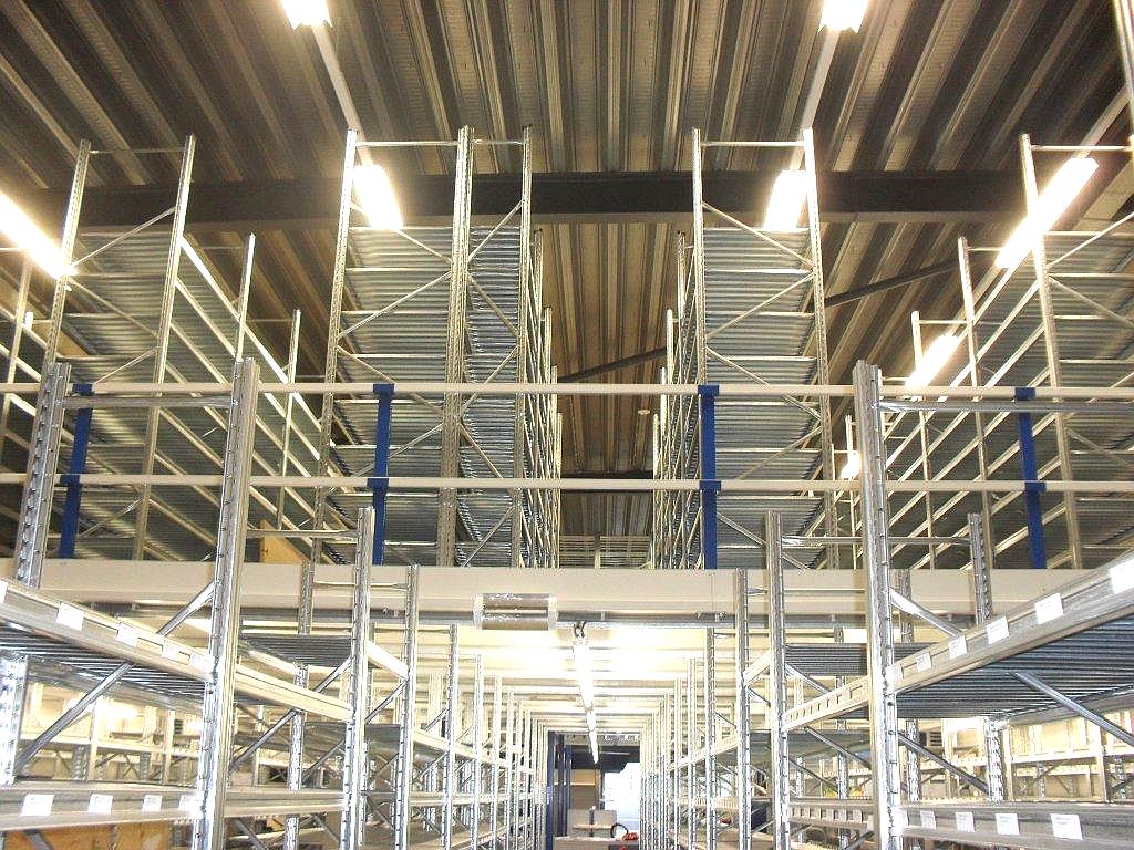 Legbordstelling met verdiepingsvloer – verdubbel je magazijnruimte zonder verbouwing