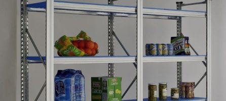 Metalsistem Unirack stellingkast met kunststof afdekplaten